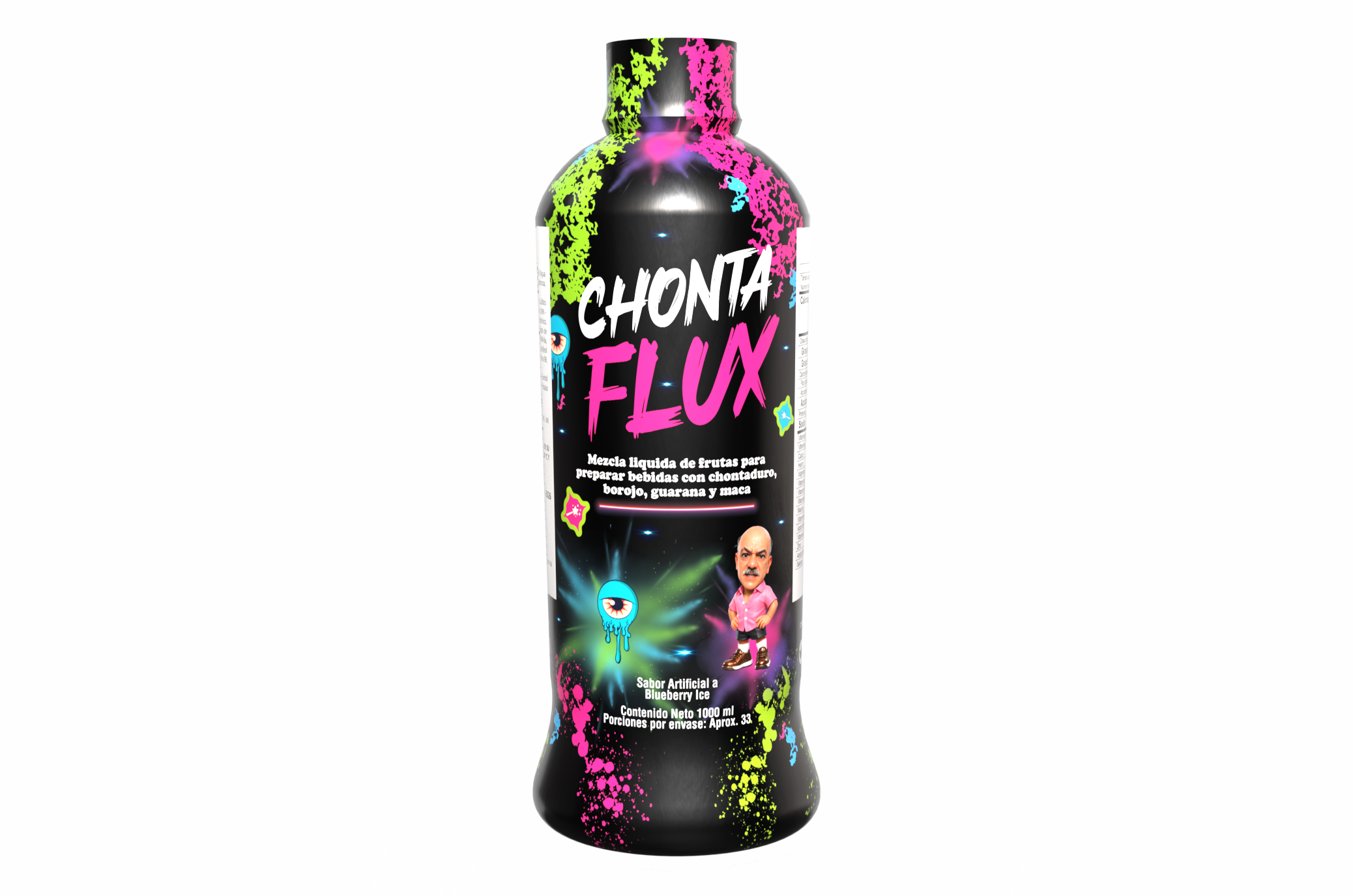 Chonta Flux — Bebida funcional 1000 ml | Chontaduro, Borojó y Maca